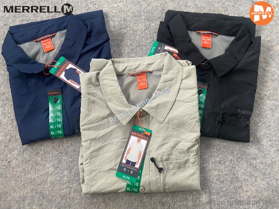 รอบอก 49-50” เชิ้ตแขนสั้น MERRELL Trekking Outdoor Lightweight Shirt UPF 30-50+