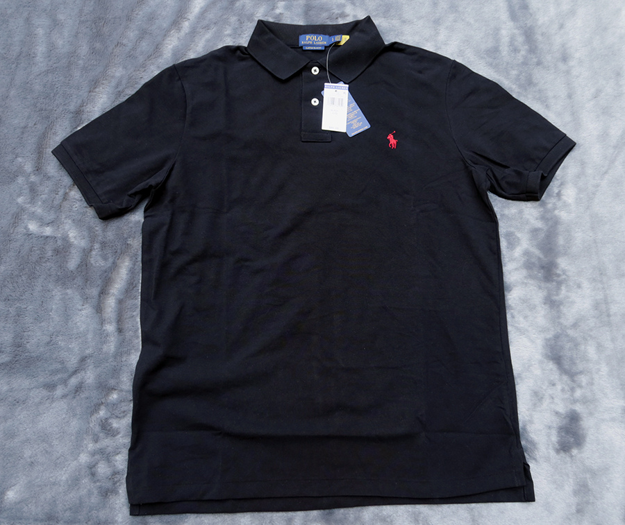 Polo Ralph Lauren custom slim fit /L/XL/XXL (44/46/48) เสื้อยืดปกโปโลแขนสั้นใหม่
