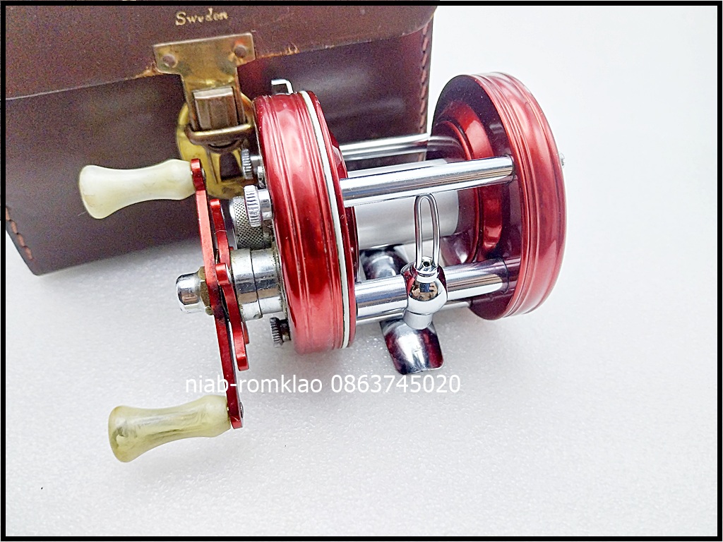[N]--> Abu 5000แดง 4สกรู 1960's กล่องหนัง