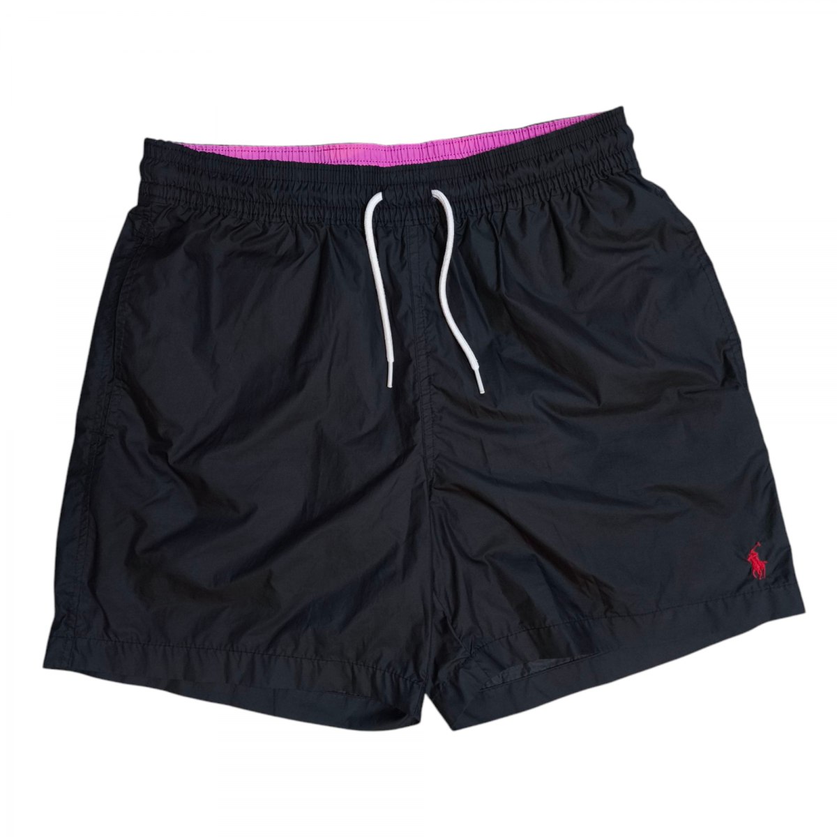 Polo Ralph Lauren  สีดำ ก่อนยืด 32 นิ้วและยืดได้ถึง  34 นิ้ว 