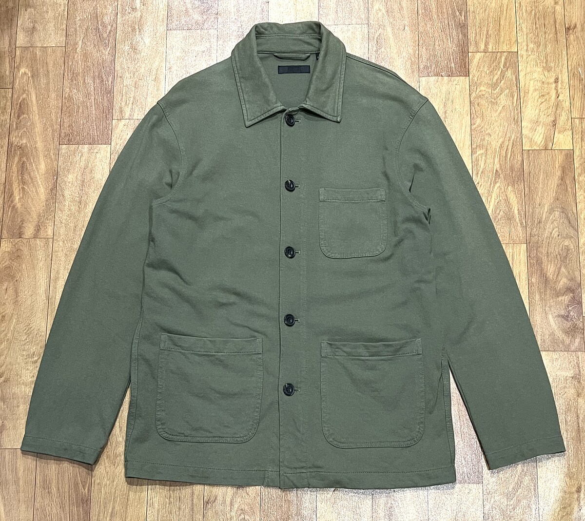 เสื้อ UNIQLO WASHED JERSEY WORK JACKET 