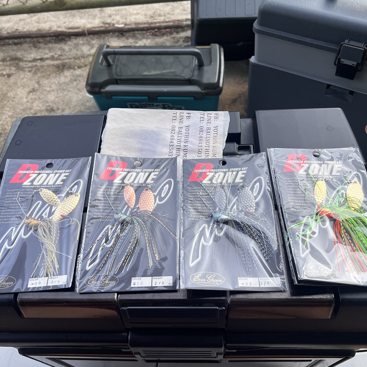 โล๊ะๆ SPINNER BAIT EVERGREEN D ZONE ของใหม่