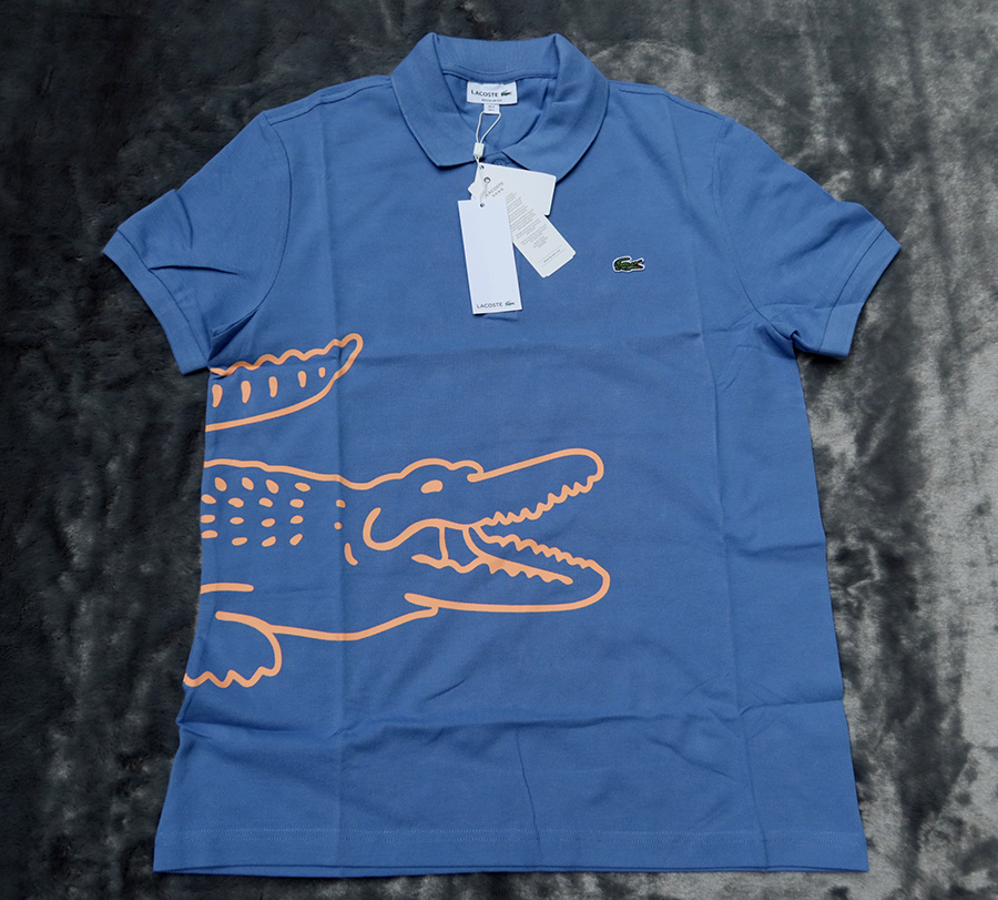 LACOSTE REGULAR FIT / L/XL (44/46) เสื้อยืดปกโปโล 3 สีสวยใหม่แท้ รวมส่ง Flash