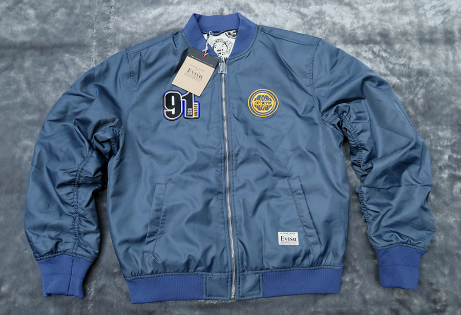 EVISU neo new /S/M/L 46/48/50 เสื้อใส่กันลมกันหนาวสวยใหม่แท้ รวมส่ง Flash