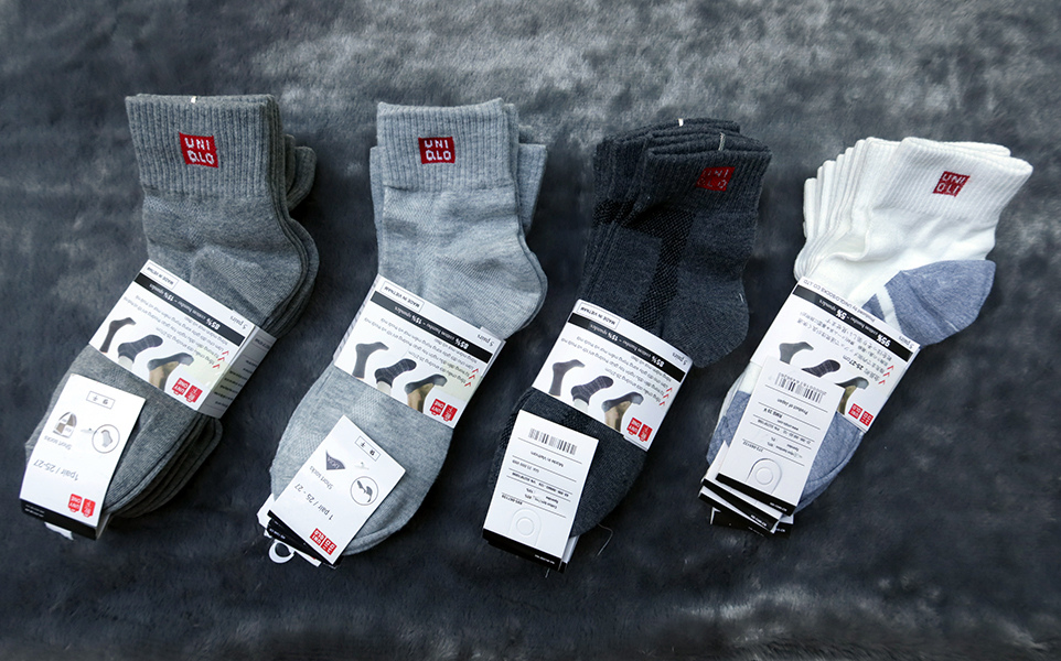 UNIQLO & ADIDAS socks 5 Pairs