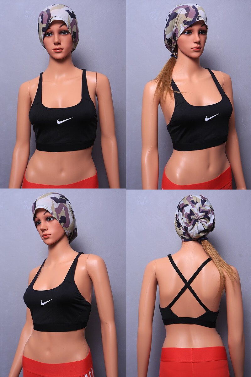14. สปอร์ตบรา NIKE Size M  สินค้าไม่ผ่านการใช้งาน ป้ายแคร์ถูกตัด มีช่องสำหรับใส่ฟองน้ำดันทรง แต่ไม่ม