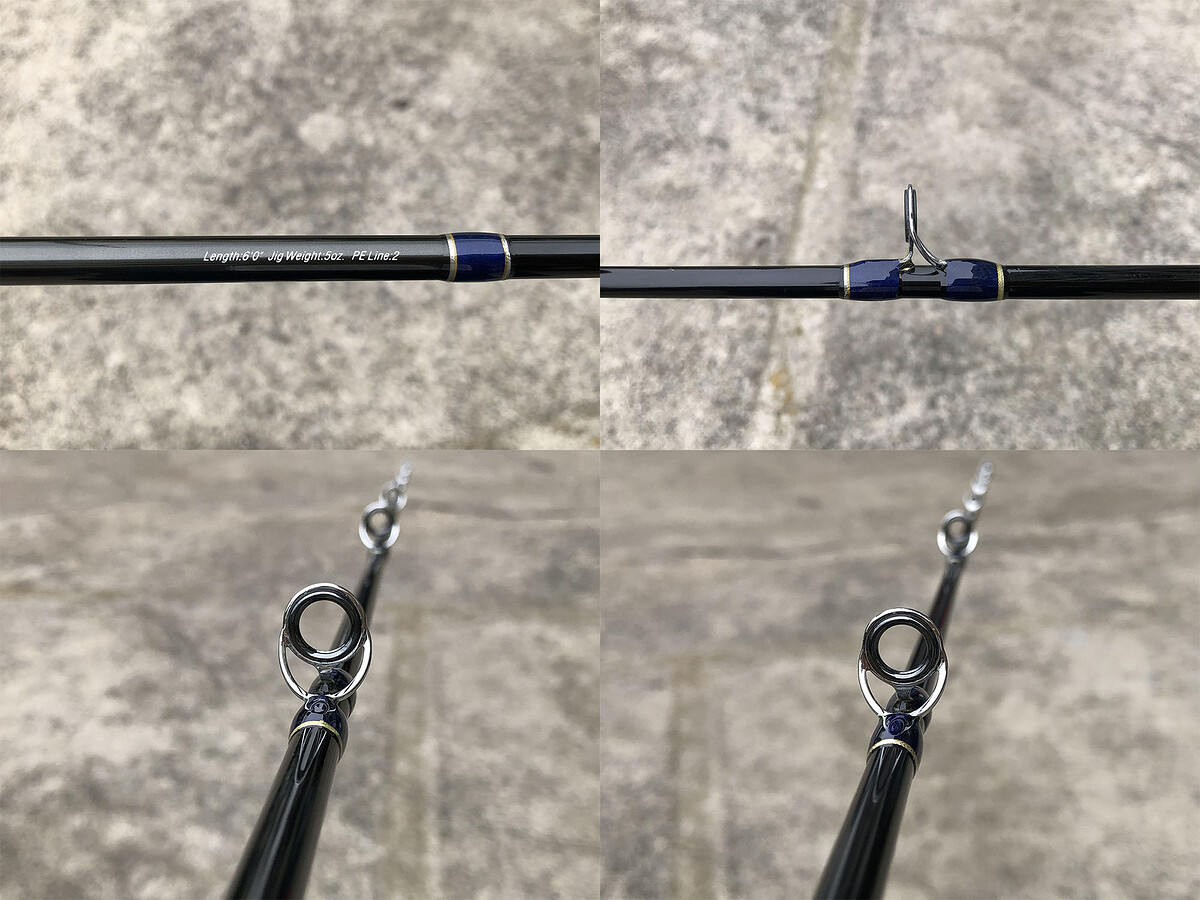 Golden Mean SABEL DANCE SDC-60L-II คัน 1 ท่อนยาว 6 ฟุต Jig Wt: 5 oz , Line: PE2 คันสวยริ้วรอยผิวบางๆ