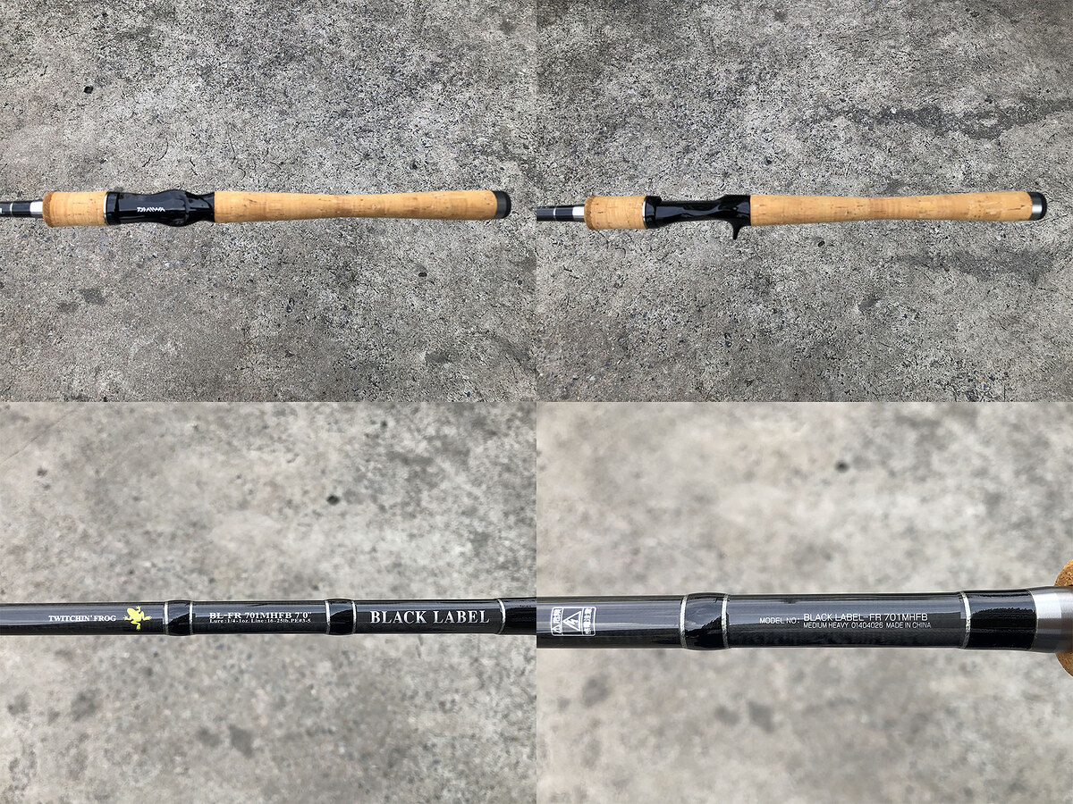 Daiwa BLACK LABEL BL-FR 701MHFB คัน 1 ท่อนยาว 7 ฟุต เวท 16-25lb คันสวยริ้วรอยน้อยมากๆ พร้อมซองใส่คัน