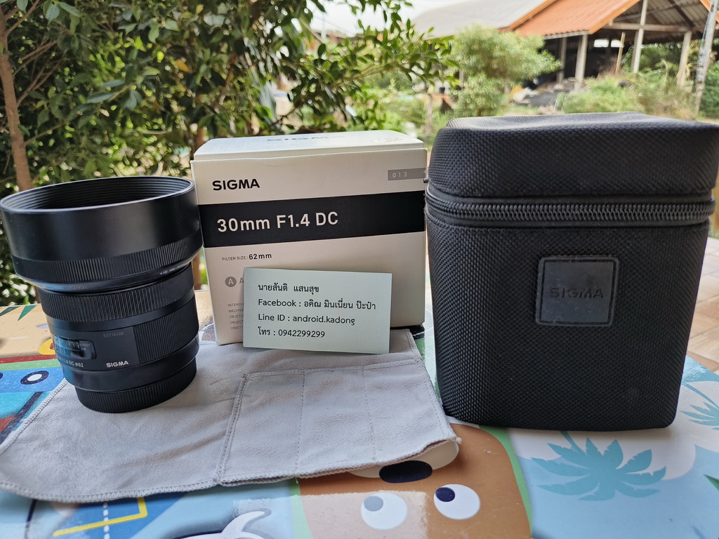 เลนส์ Sigma 30mm F1.4 Art สำหรับ canon