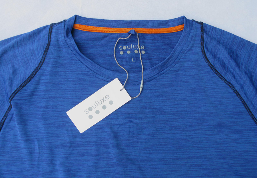 SOULUX /M/L (42/44) เสื้อกีฬาแขนสั้นผ้าแห้งเร็วสีสวยใหม่ดีมาก รวมส่ง Flash