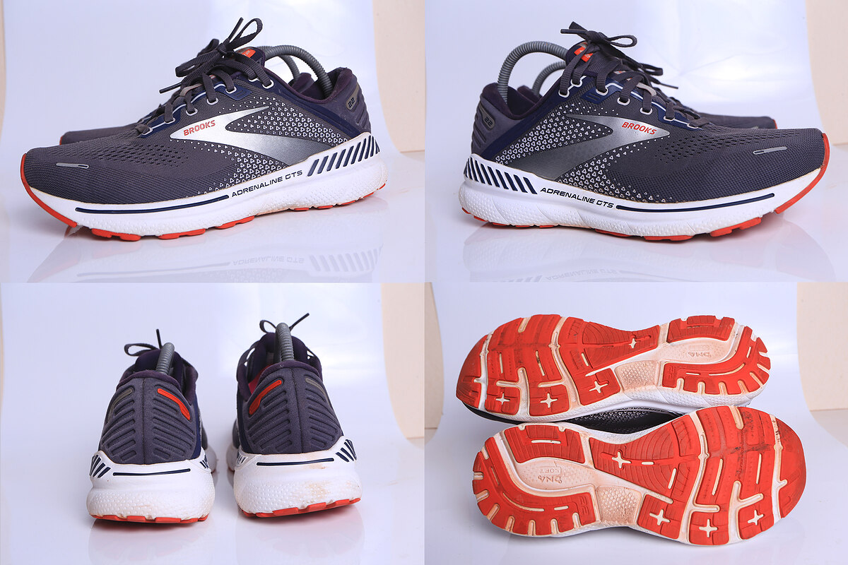 รองเท้าวิ่งหน้ากว้าง Brooks Men's Adrenaline GTS 22 Road-Running Shoes Size 42.5