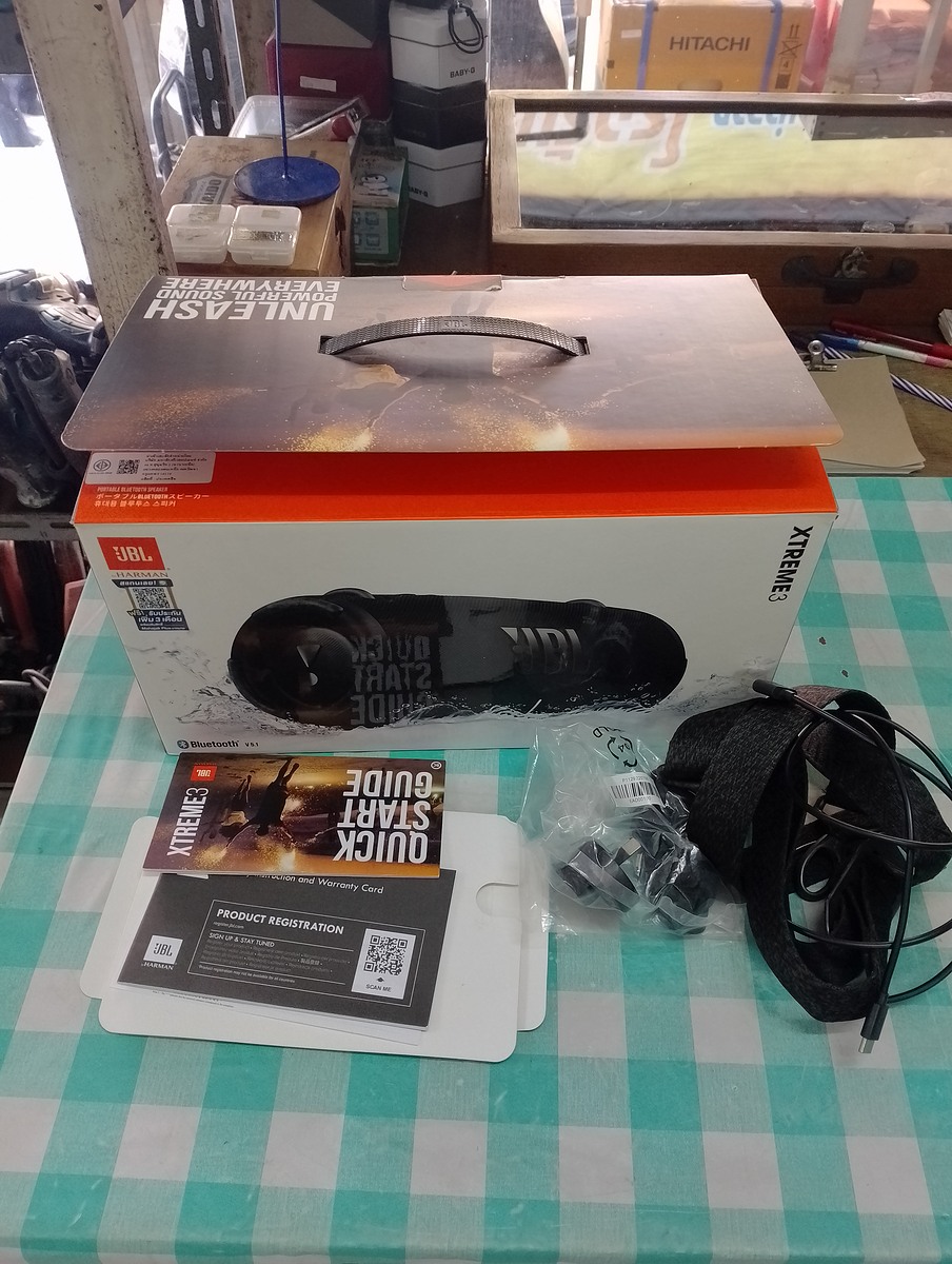 ขายลำโพง JBL xtreme 3 + กล่อง + อุปกรณ์