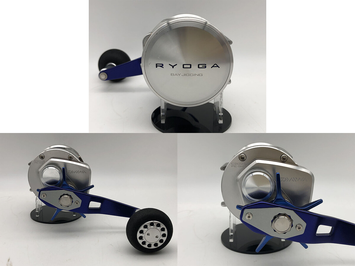 Daiwa RYOGA C2025 PE-SH รอกสวยริ้วรอยผิวบางๆ บ้างเล็กน้อย สปูนสวยริ้วรอยไม่มี รอกสวยหมุนลื่นใช้งานปก