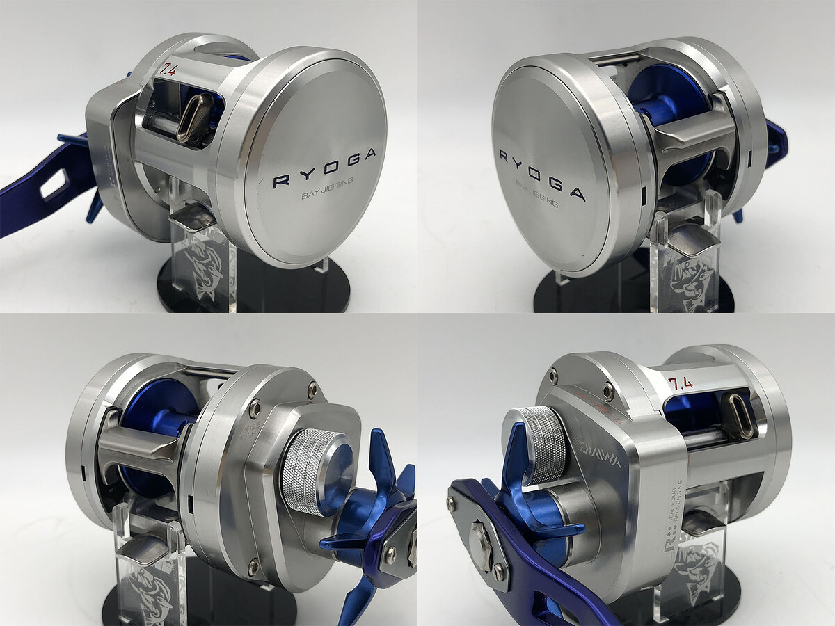 Daiwa RYOGA C2025 PE-SH รอกสวยริ้วรอยผิวบางๆ บ้างเล็กน้อย สปูนสวยริ้วรอยไม่มี รอกสวยหมุนลื่นใช้งานปก