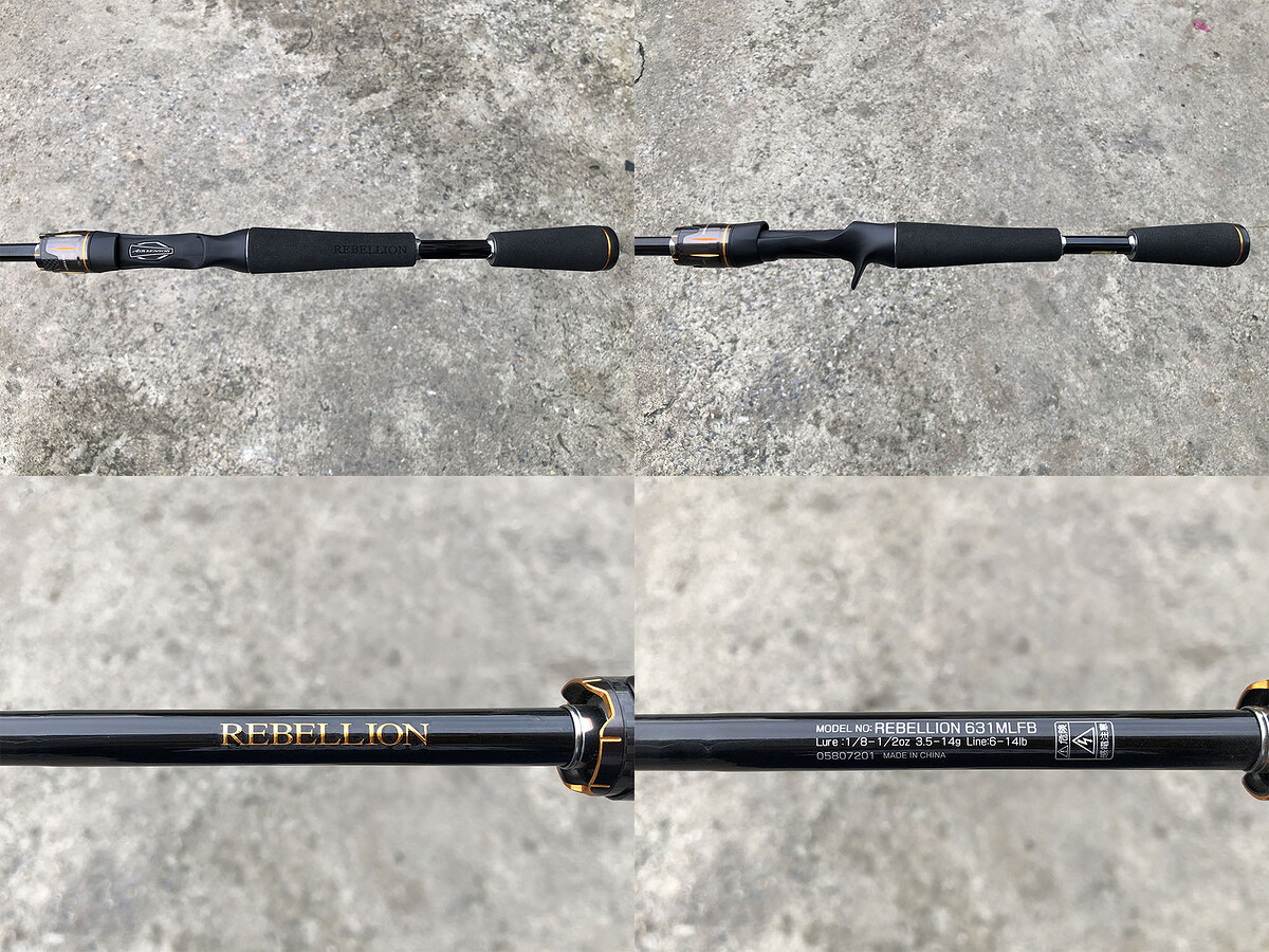 Daiwa REBELLION 631MLFB คัน 1 ท่อนยาว 6'3" เวท 6-14lb คันสวยริ้วรอยน้อยมาก คันสวย A++ ครับ (คันมือสอ