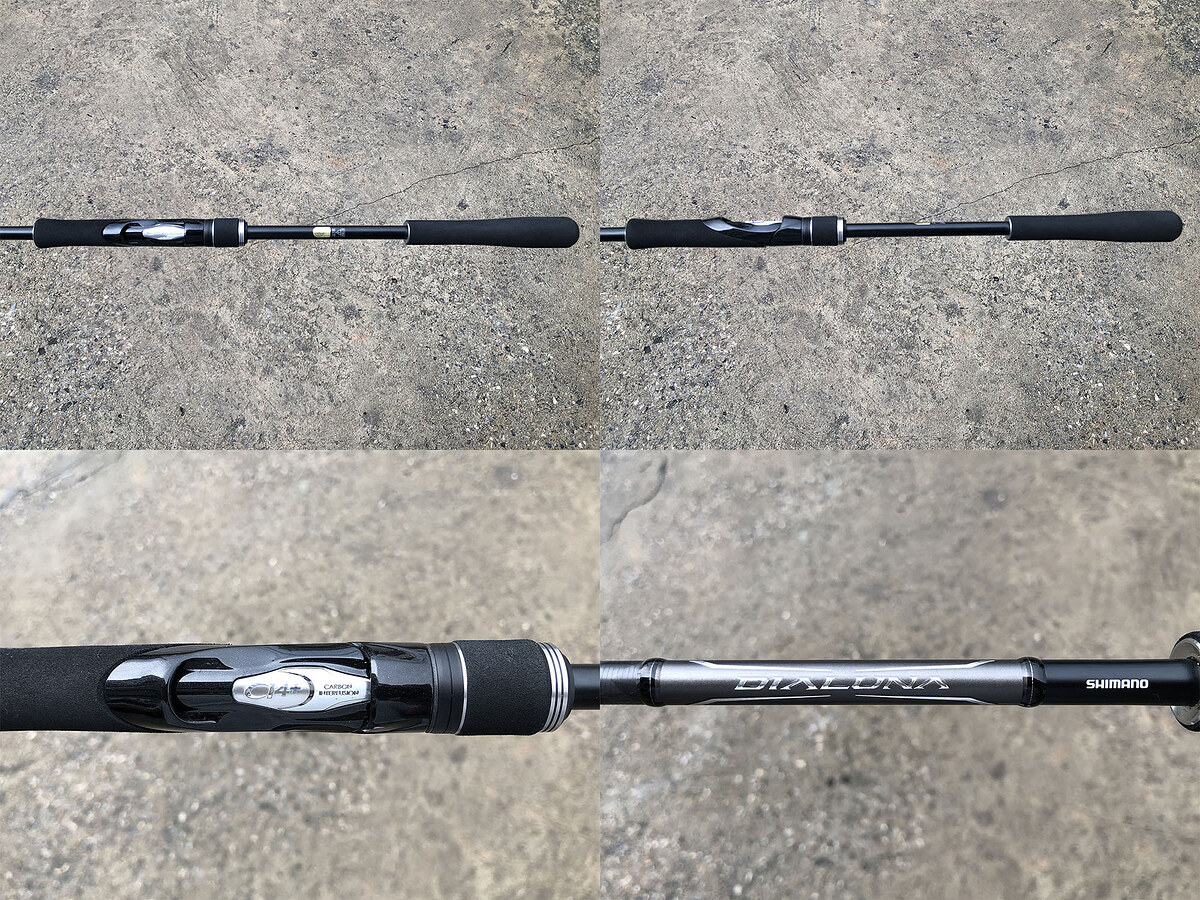 Shimano DIALUNA S90ML คัน 2 ท่อนต่อกลางยาว 9 ฟุต Lure: 6-32g , Line: PE0.6-1.5 คันสวยริ้วรอยน้อยมาก 