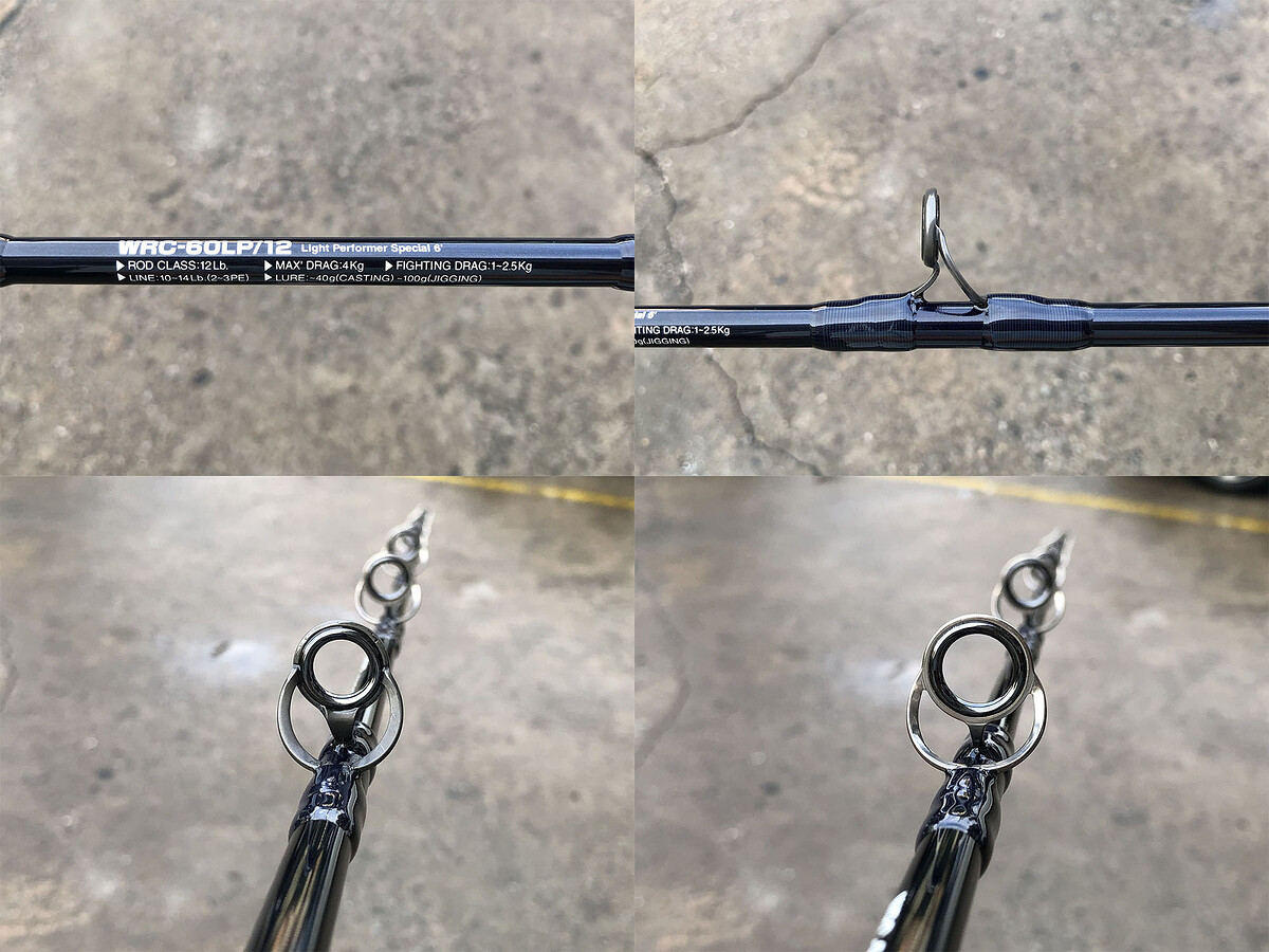 Smith Offshore WRC-60LP/12 คัน 2 ท่อนต่อโคนยาว 6 ฟุต Lure: ~40g (Casting) , Line: PE2-3 , Max Drag: 