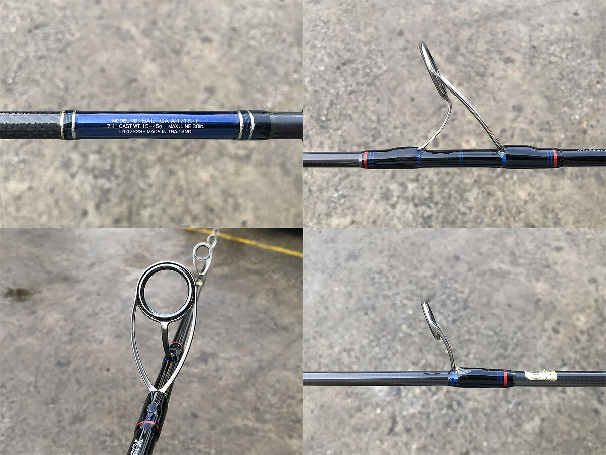 Daiwa Saltiga ALL-ROUNDER 71S คัน 2 ท่อนต่อโคนยาว 7'1" Cast Wt: 15-45g , Max Line: 30lb แบลงค์คันสวย