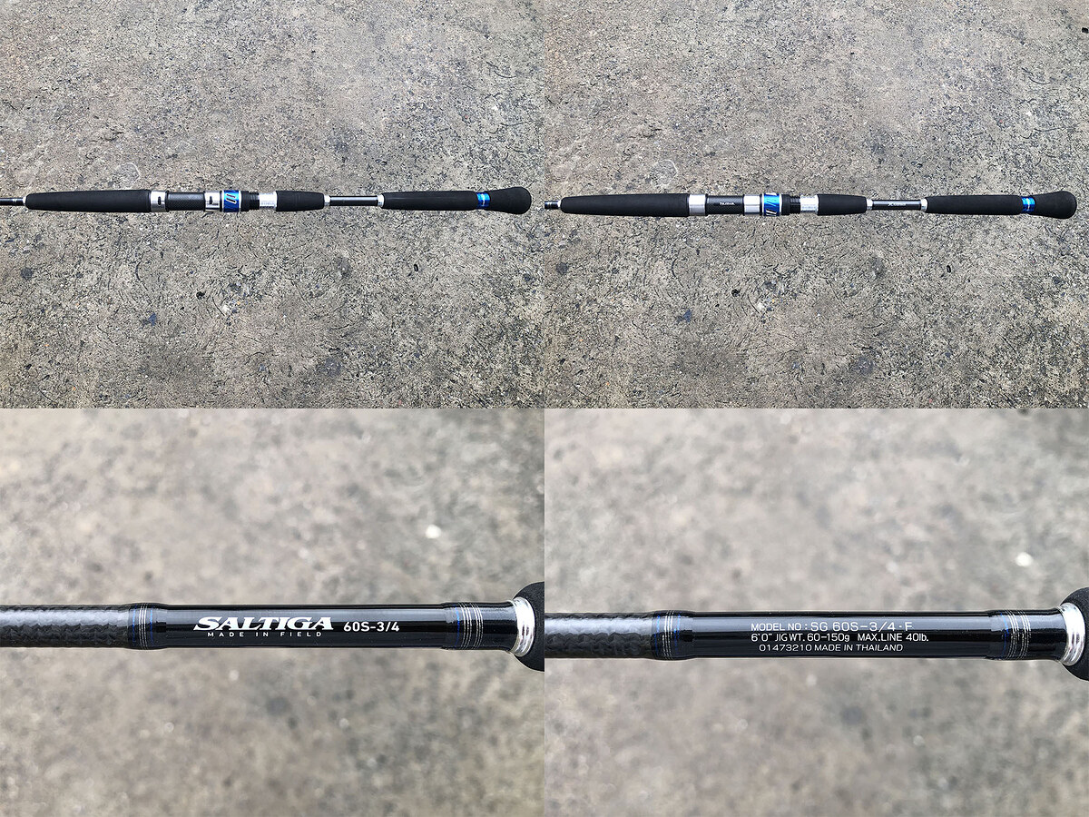 Daiwa Saltiga 60S-3/4 คัน 1 ท่อนยาว 6 ฟุต Jig Wt: 60-150g , Max Line: 40lb คันสวยริ้วรอยผิวบางๆ เล็ก