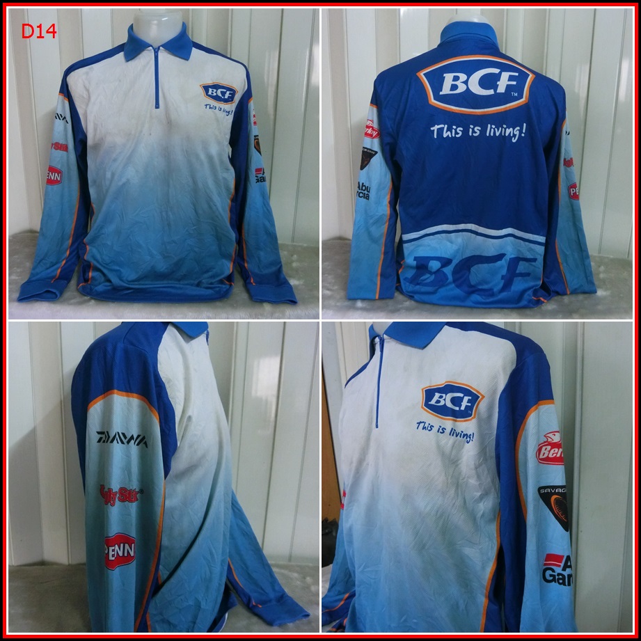 D14. BCF  สำหรับใส่ออกทริปกลางแจ้ง ตกปลา เดินป่า แคมปิ้ง  เนื้อผ้าชนิดบางกันร้อนได้ดี  ไซ้ด์ L อก 43