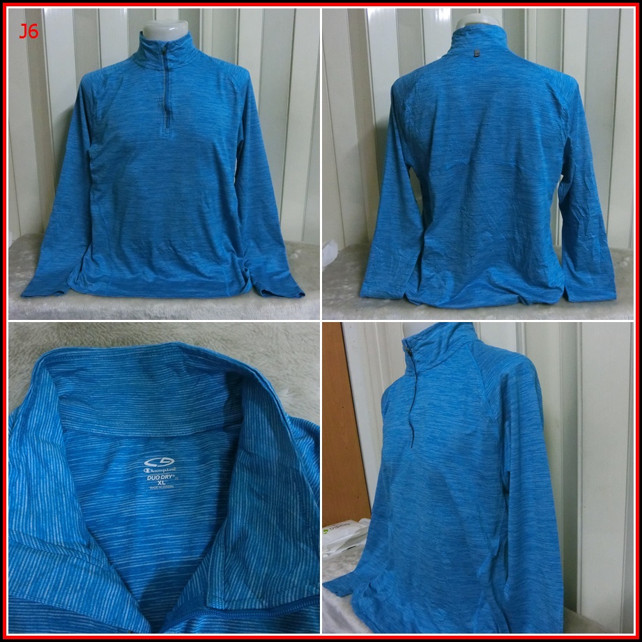 J6.CHAMPION /DUO DRY  เสื้อสำหรับใส่ออกทริปกลางแจ้ง ตกปลา เดินป่า แคมปิ้ง เนื้อผ้าแห้งไว   ไซ้ด์ XL 