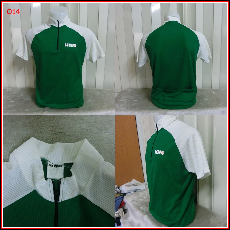 O14.UN เสื้อสำหรับออกกำลังกาย ใส่ปั่นจัการยาน ใส่วิ่ง ใส่ตกปลา เดินป่า แคมปิ้ง  มีกระเป๋าใส่ของด้านห