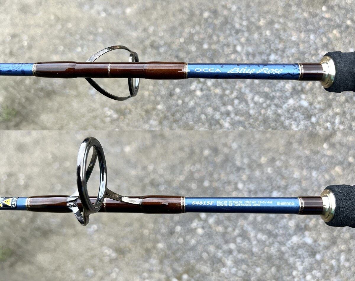 คันสปิน Shimano Ocea Blue Rose S4815F
ยาว 4ฟุต 8นิ้ว เวท