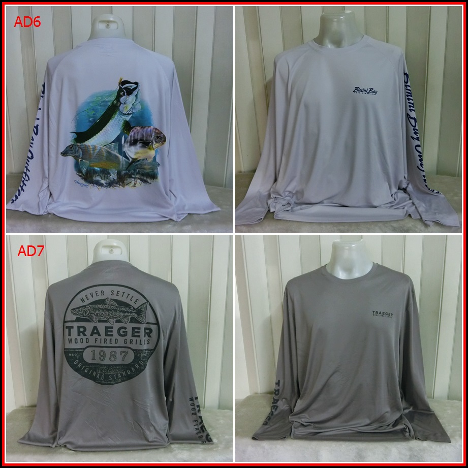 AD6.เสื้อตกปลา BIMINI BAY   ใส่ออกทริปกลางแจ้ง ตกปลา เนื้อผ้าบางกันร้อน ชนิดเนื้อผ้าแห้งไว  Size 3XL