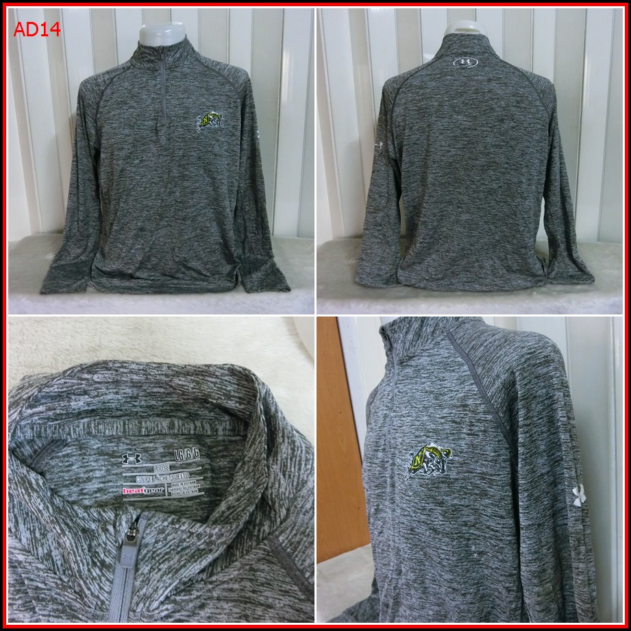 AD14.UNDER ARMOUR   เสื้อออกกำลังกาย กลางแจ้ง   เดินป่าแคมปิ้ง เนื้อผ้าบางกันร้อนชนิดผ้าแห้งไว    Si