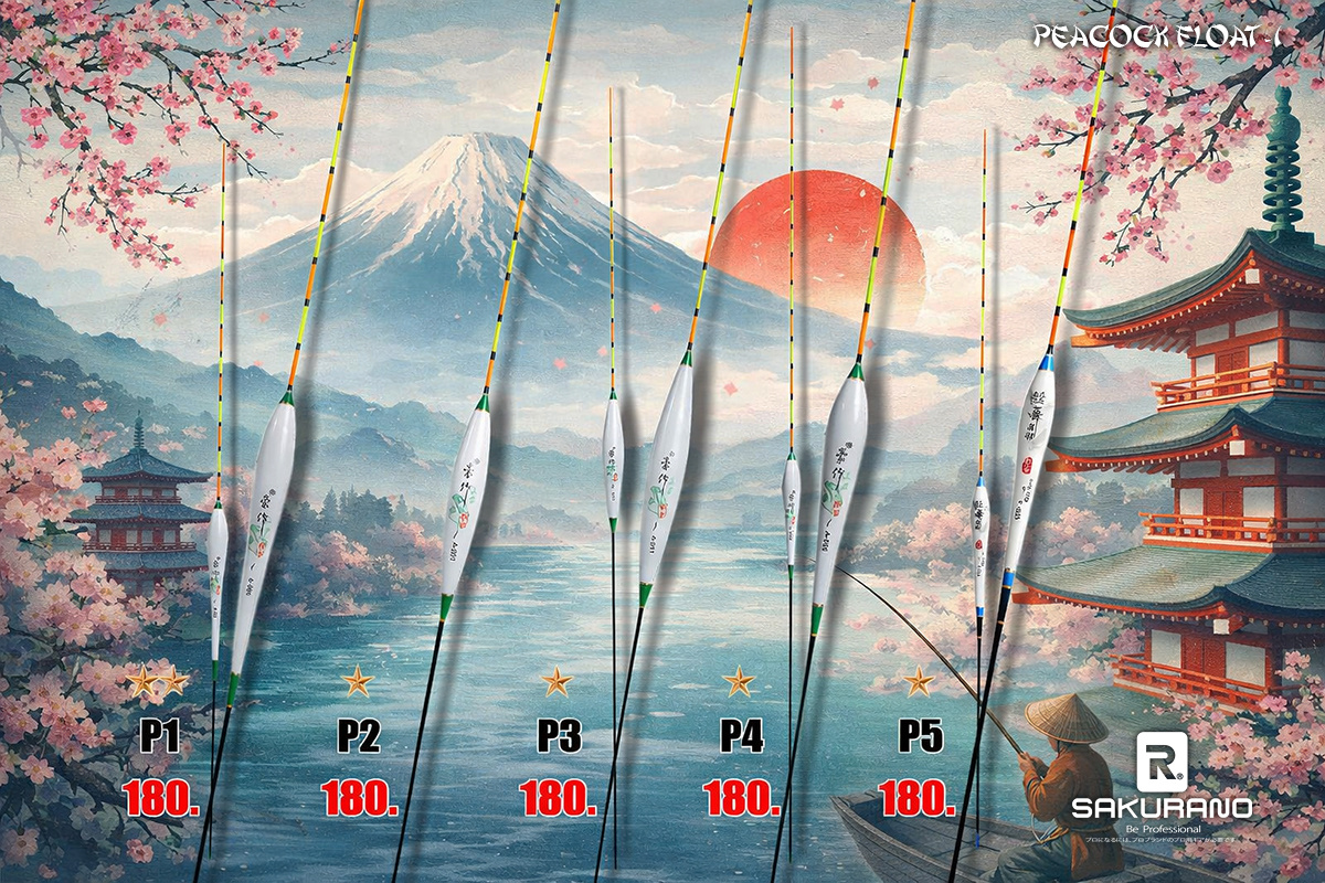 [b]ทุ่นหางนกยูงแท้ แบบดอกเดี่ยว  SET1[/b]

*