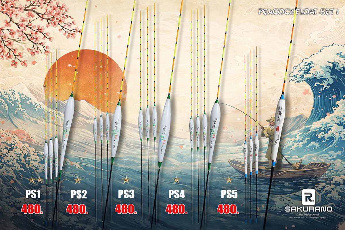 [b]ทุ่นหางนกยูงแท้ แบบชุด 3 ดอก SET1[/b]

* ทุ