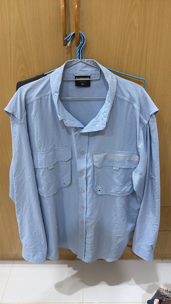 ขายเสื้อตกปลา shimano