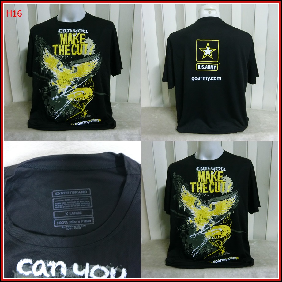 H16.U.S.ARMY (made in usa)   เนื้อผ้าบางกันร้อน ชนิดเ�