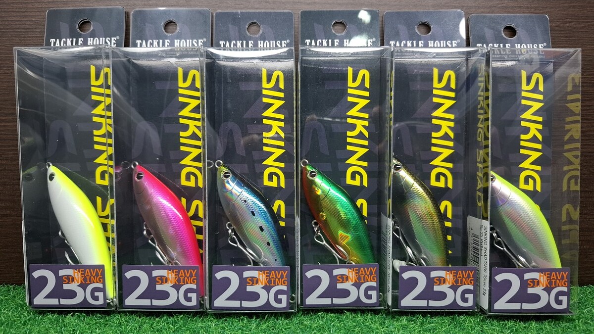A4. TACKLE HOUSE SINKING SHAD 23 g Sinking มือกะพง เก๋า ครับ
# ร