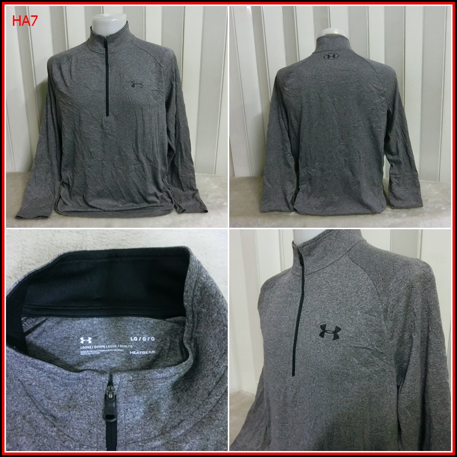 HA7. UNDER ARMOUR  ใส่ออกทริปกลางแจ้ง เดินป่า แคมปิ้ง ชนิดเนื้อผ้าแห้งไว  Size L อก 44 นิ้ว / 29 นิ้