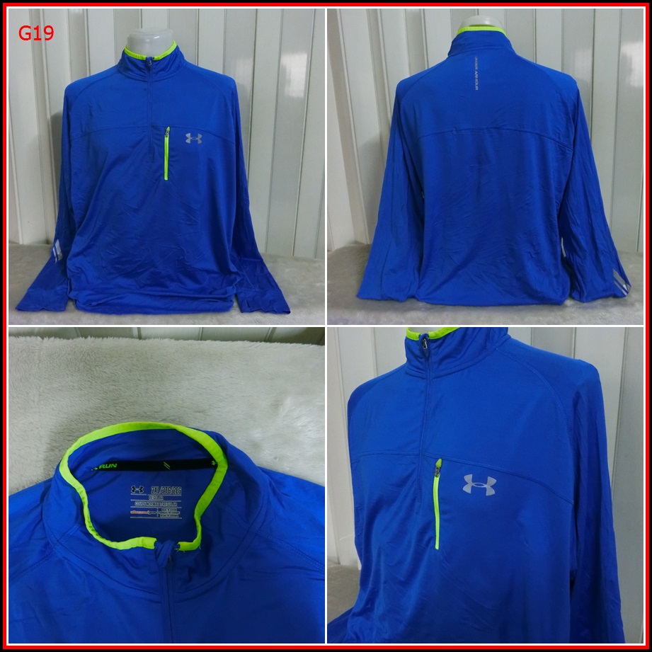 G19.UNDER ARMOUR  เสื้อใส่ออกทริปกลางแจ้ง ตกปลา เดินป่าแคมปิ้ง เนื้อผ้าบางกันร้อน ชนิดเนื้อผ้าแห้งไว