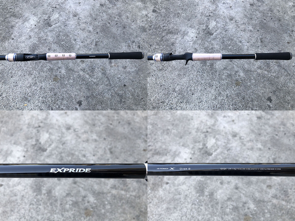 Shimano EXPRIDE 1910H คัน 2 ท่อนยาว 9'10" เวท 12-25lb คันสวยใหม่มากๆ ริ้วรอยไม่มี พร้อมซองใส่คันตรงร