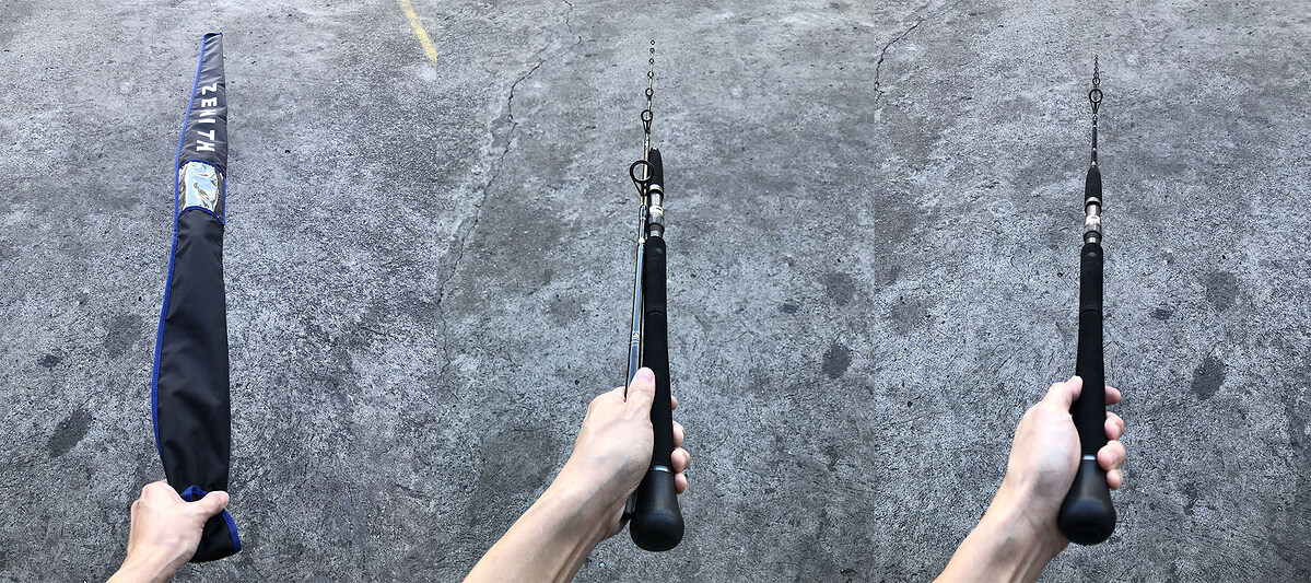4. Zenith Zero Shiki Castism 68ML คัน 2 ท่อนต่อโคนยาว 6'8" Lure Wt: 35-80g , Line Wt: PE3-4 คันสวยริ