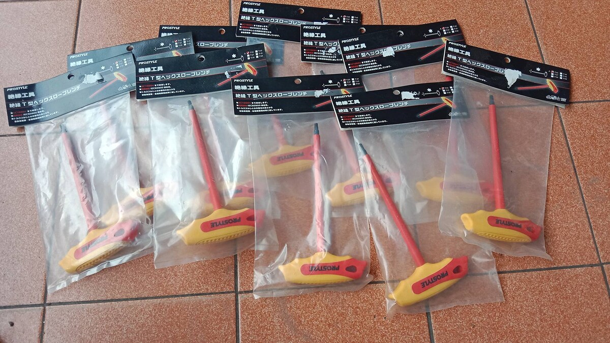 ประแจTORX  T25 กันไฟฟ้า1000v ของใหม่จากญี่ปุ่น