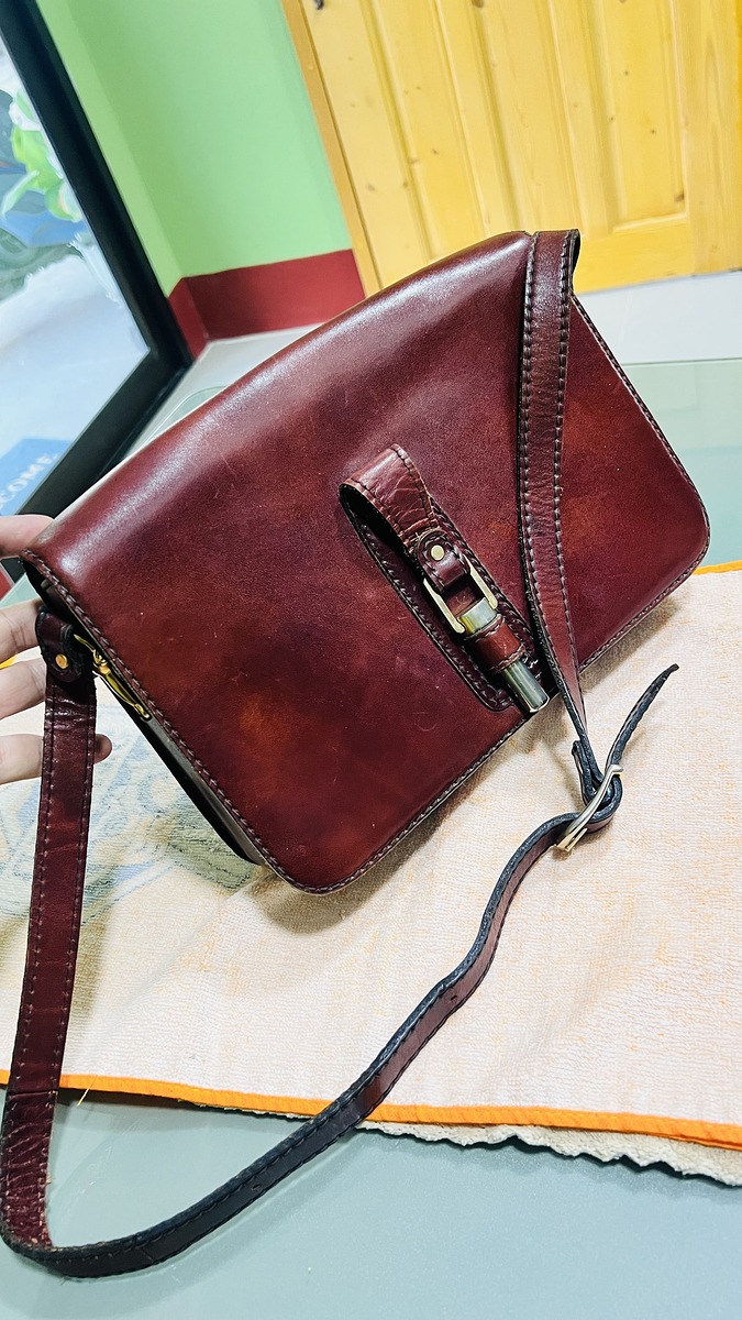 กระเป๋าหนังแท้ แนวVintage งาน อิตาลี่ สวย