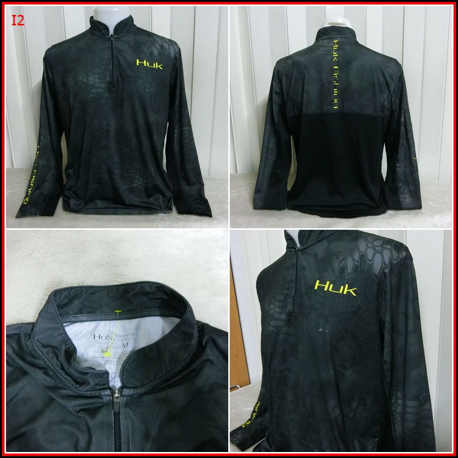 I2. เสื้อตกปลา HUK FISHING เสื้อใส่ออกทริปกล�