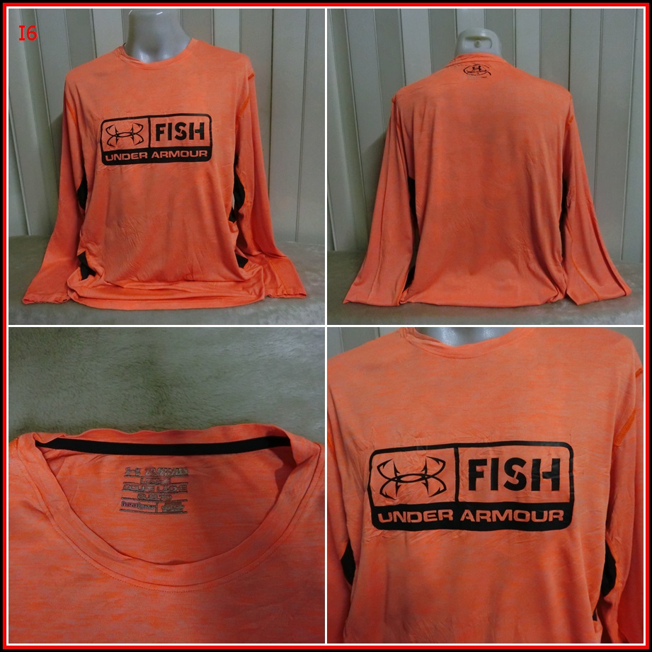 I6..เสื้อตกปลา UNDER ARMOUR  ใส่ออกทริปกลางแจ้