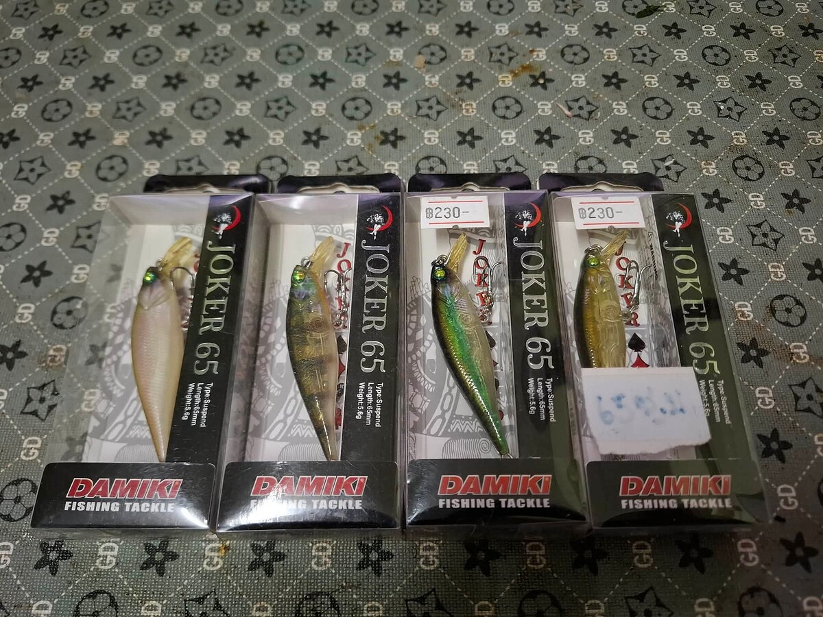 ชุดที่3. DAMIKI Korea Made in Caina
DAMIKI JOKER 65SP 65mm 5.6g #320H
DAMIKI JOKER 65SP 65mm 5.6g 