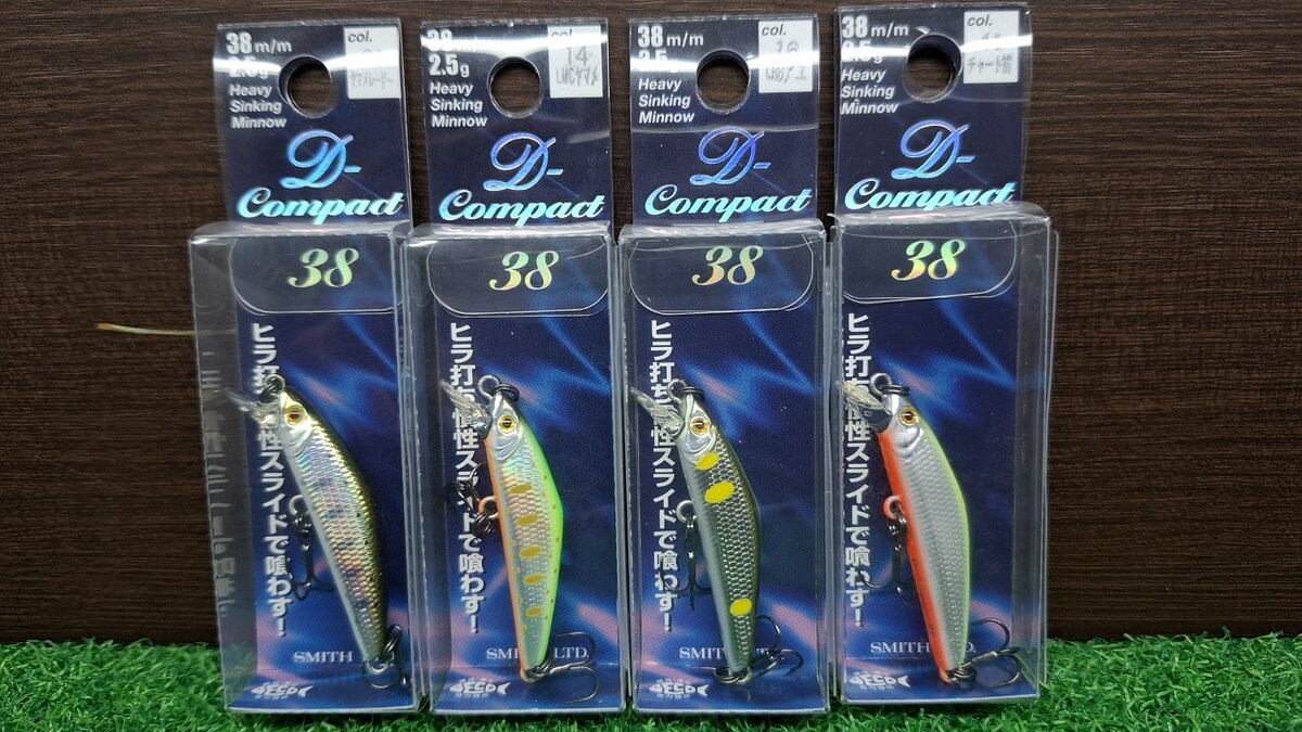 A2. SMITH D-COMPACT 38, 2.5 g Sinking มือกะพง กระสูบ กุเลา ครับ

# ราคาตัวละ 440 บาท #

*ทุกรายก