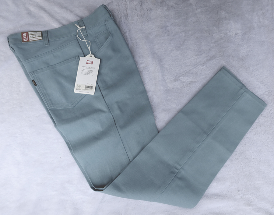 LEVI'S VINTAGE CLOTHING STA-PREST /w.30 กางเกงขายาวสีสวยใหม่แท้ ราคารวมส่ง Flash