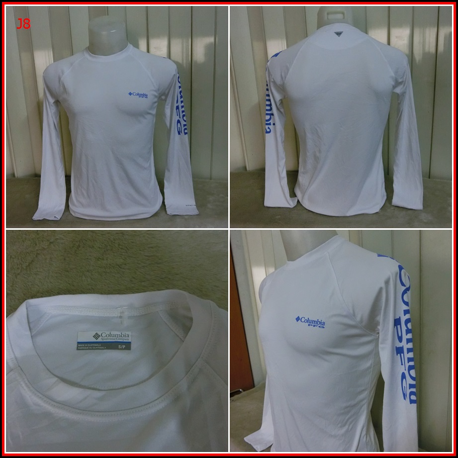 J8.เสื้อตกปลา Columbia PFG ใส่ออกทริปกลางแจ้งตกปลา ชนิดเนื้อผ้าบาง ชนิดผ้าแห้งไว  Size M อก 37 นิ้ว 