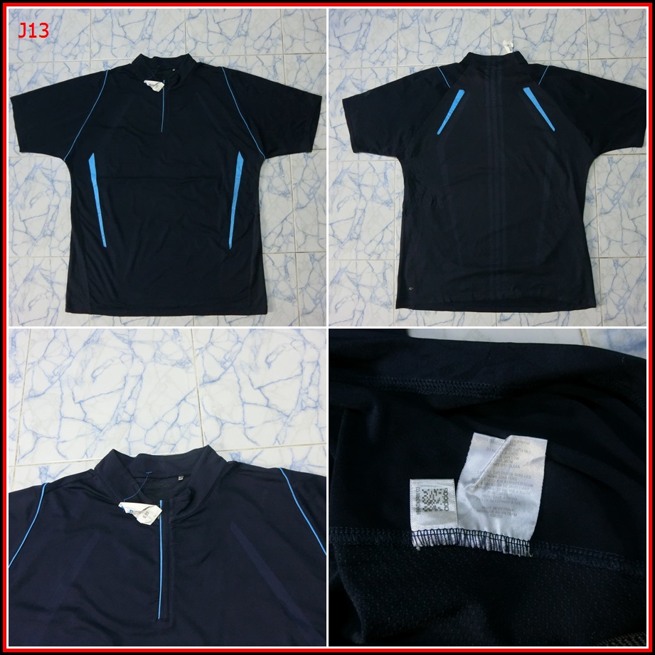 J13. เสื้อตกปลา ADIDASใส่ออกทริปกลางแจ้งตกปลา ชนิดเนื้อผ้าบาง ชนิดผ้าแห้งไว  Size L อก 46 นิ้ว / 31 