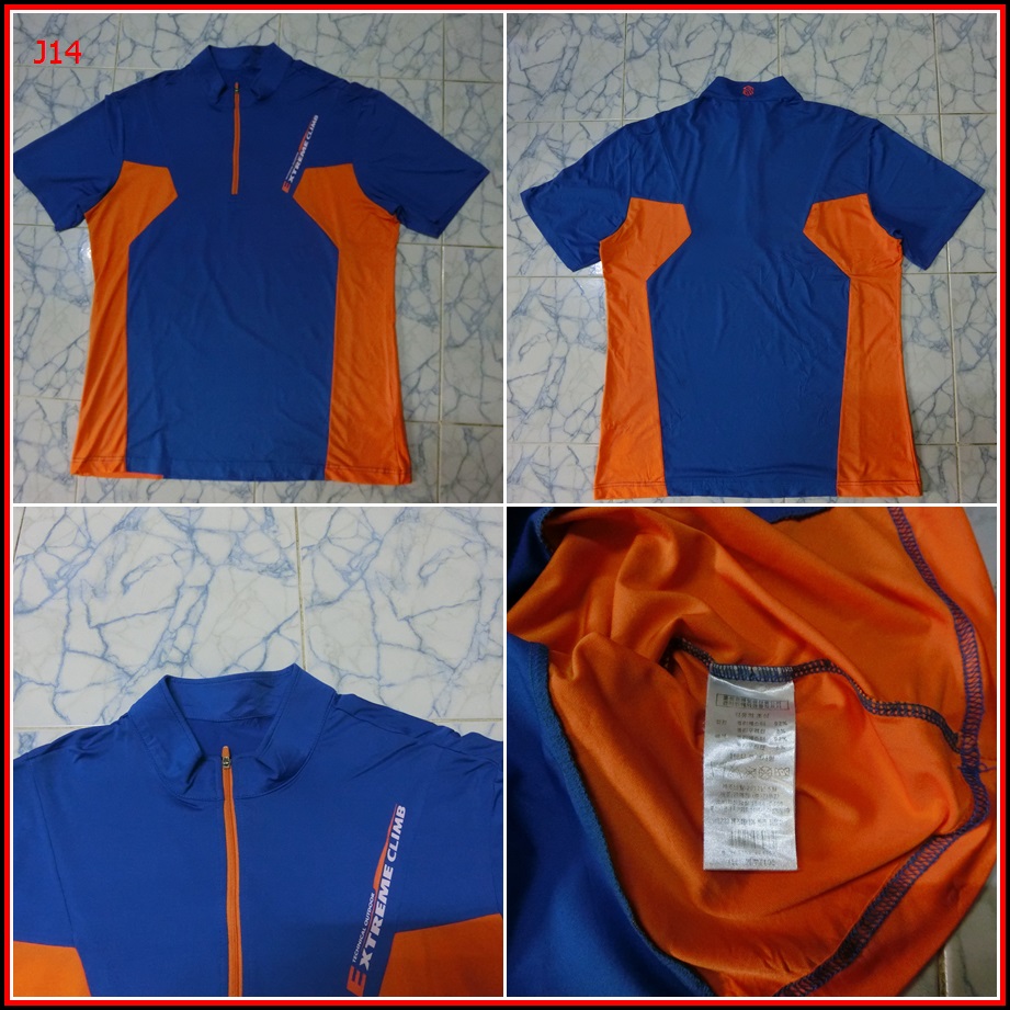 J14. เสื้อตกปลา EXTREME CLIMB TECHNICAL OUTDOOR  ใส่ออกทริปกลางแจ้งตกปลา ชนิดเนื้อผ้าบาง ชนิดผ้าแห้ง