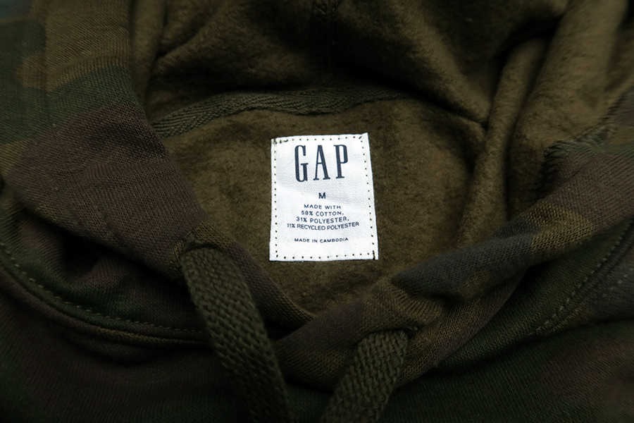Gap Mens Green Camo Pullover Hooded Sweater /ภาพตัวอย่างเบอร์ M จากเสื้อที่ได้ขายไปแล้วครับ  :smile: