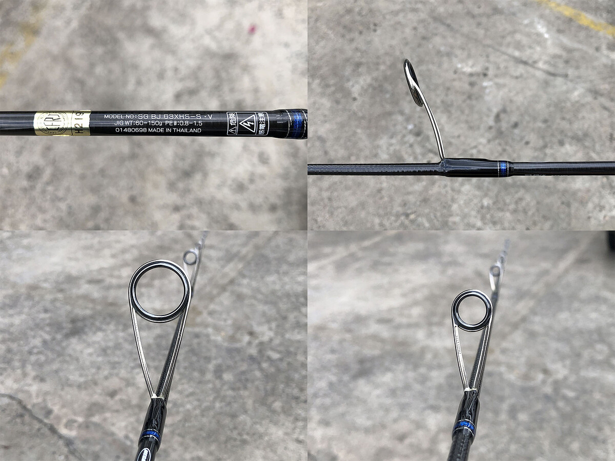 Daiwa Saltiga SG BJ 63XHS-S คัน 1 ท่อนยาว 6'3" Jig Wt: 60-150g , PE: 0.8-1.5 แบลงค์คันสวยริ้วรอยน้อย